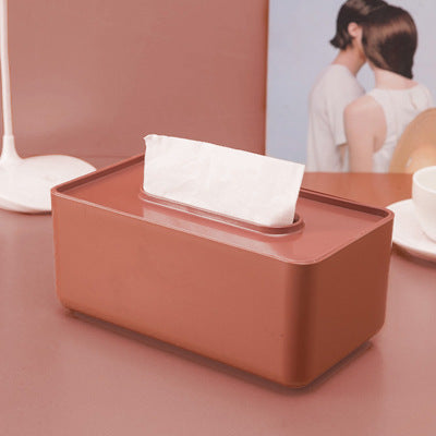 Q 3011 plastic lid paper box living room creative paper box household simple napkin storage box tissue