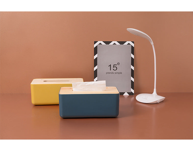 Q 3011 plastic lid paper box living room creative paper box household simple napkin storage box tissue