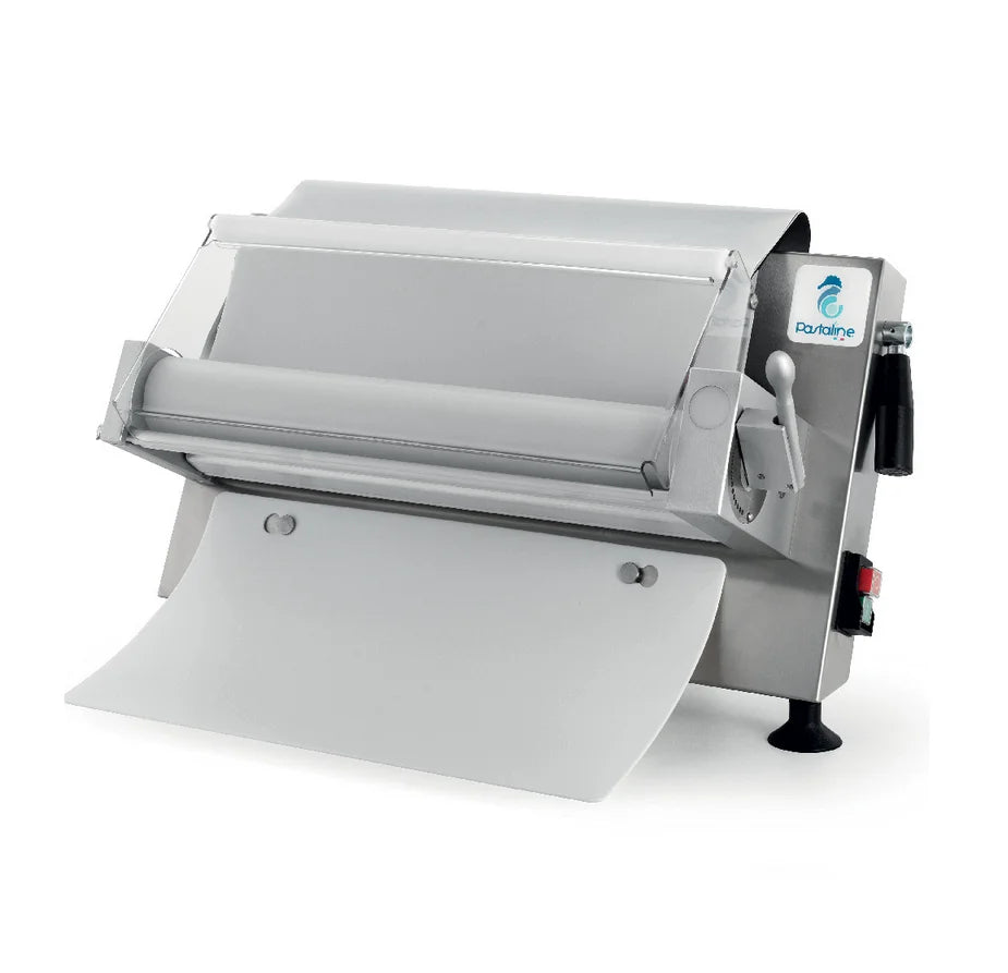 Made in Italy Electric Dough Sheeter Pastaline Maxy Sfogly Roller Machine for Icing, Marzipan and Puff Pastry