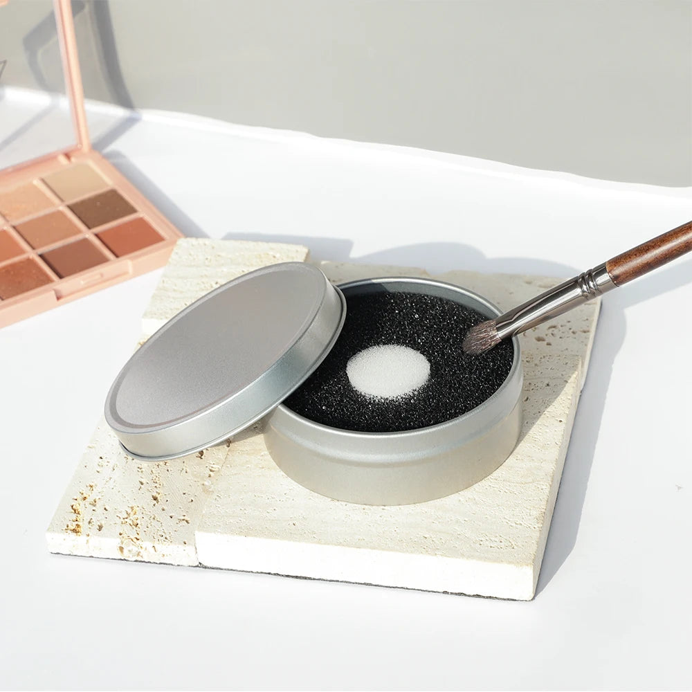 OVW Cosmetic 2/6 pcs Makeup Eye Shadow Brush Set Goat Hair Tool Ultra Soft Make Up Tapered Blender Diffuse Kit Cut Crease Brush