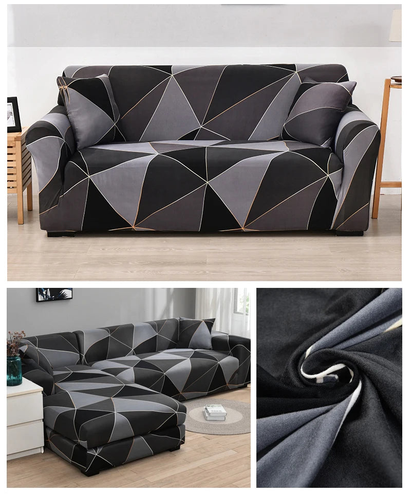 Coolazy Stretch Plaid Sofa Slipcover Elastic Sofa Covers for Living Room funda sofa Chair Couch Cover Home Decor 1/2/3/4-seater