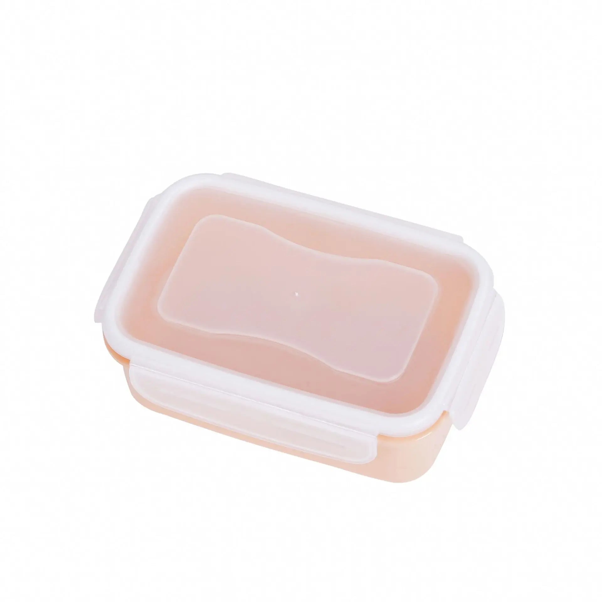 Plastic Lunch Box Bento Box Vegetables Fruit Salad Fresh-Keeping Bowl with Lid Seal Leak Proof Camping Picnic Food Storage Box