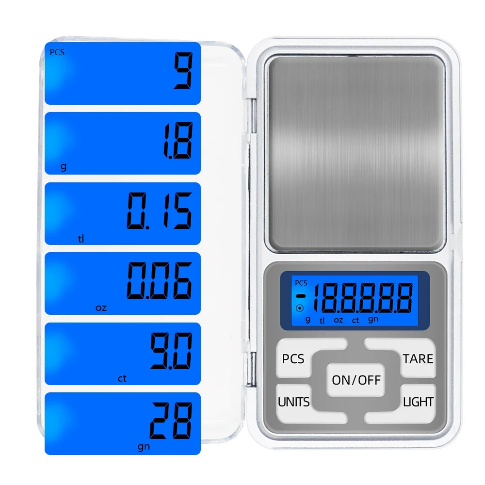 Multiple specifications Digital Scale Precision Scales Jewelry Weighing For Food Diet Postal Balance Measuring LCD Electronic