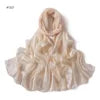 New High Quality Solid Color Soft Breathable Wide Stripe Hollow Satin Silk Scarf Muslim Women Shimmer Plain Head Scarf Hijab