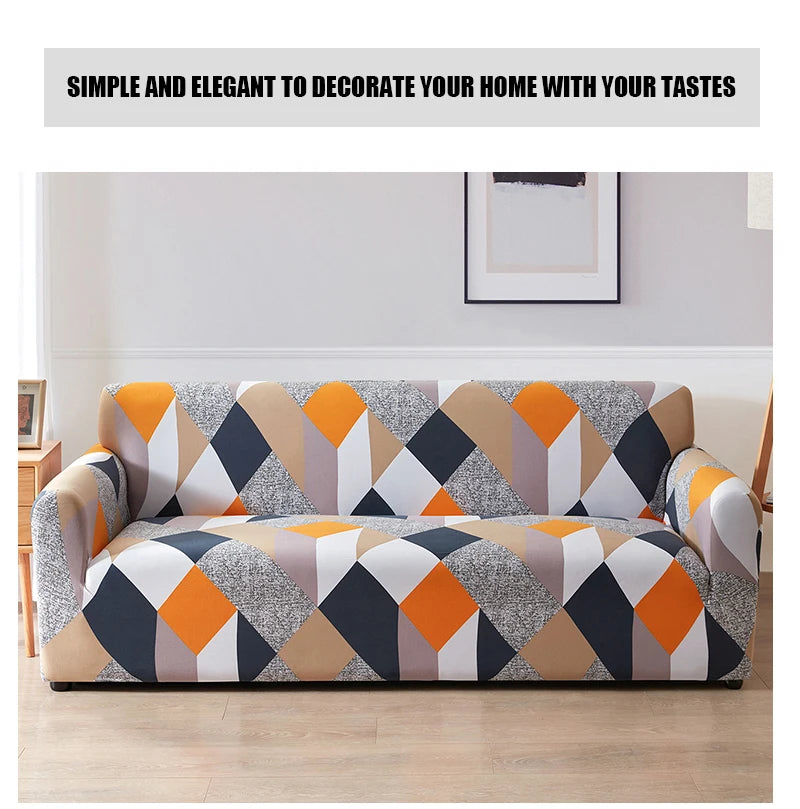 Coolazy Stretch Plaid Sofa Slipcover Elastic Sofa Covers for Living Room funda sofa Chair Couch Cover Home Decor 1/2/3/4-seater