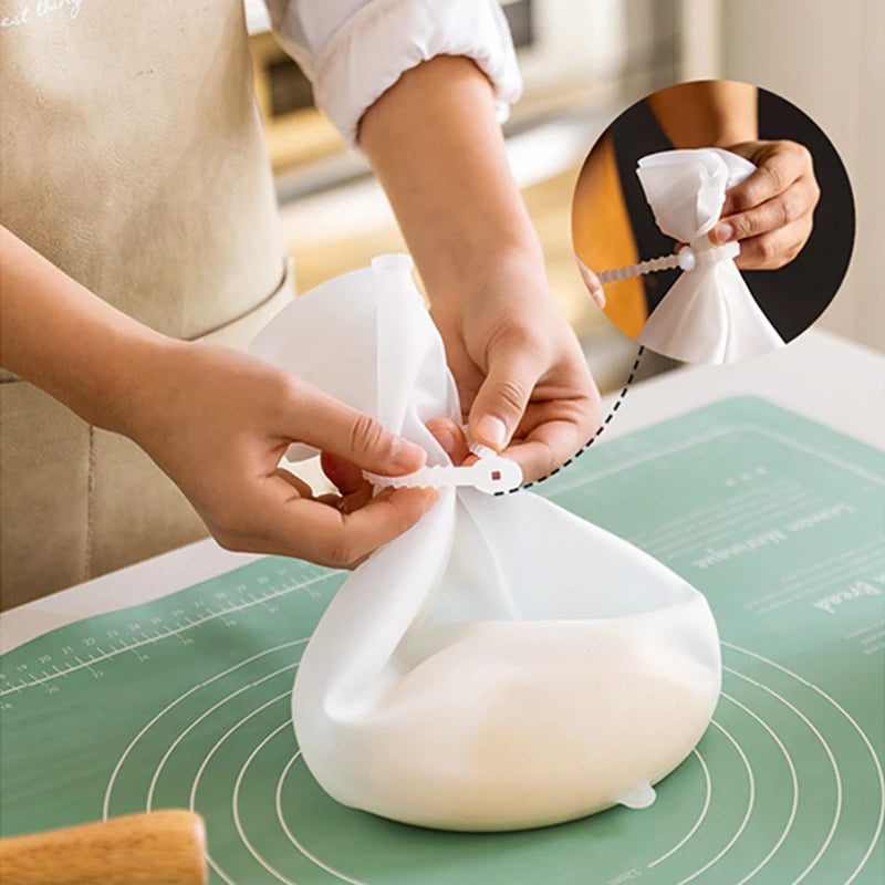 Magic Silicone Kneading Dough Bag Kitchen Flour Mixer Bag Versatile Dough Mixer for Bread Pastry Pizza Bakeware Cooking Tools