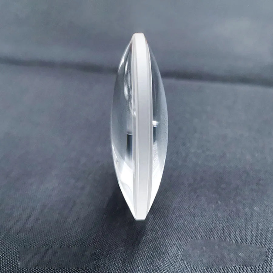 19 23 30 42 44 45 50 MM K9 Optical Glass Biconvex Lens Round Double Convex Magnifier Focal Length 20 30 40 50 100 150 200 300 MM
