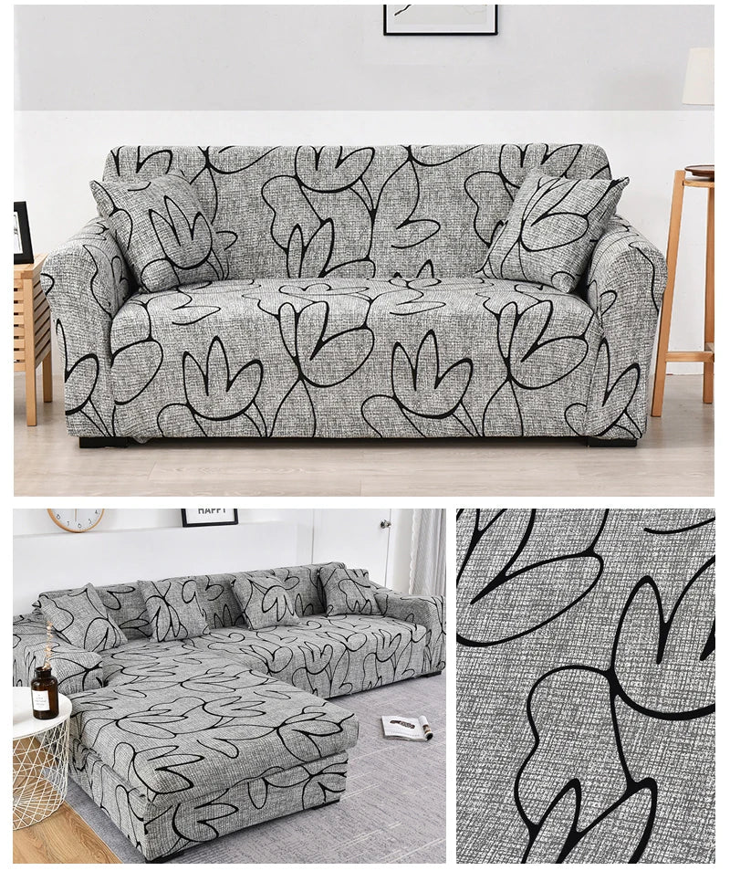 Coolazy Stretch Plaid Sofa Slipcover Elastic Sofa Covers for Living Room funda sofa Chair Couch Cover Home Decor 1/2/3/4-seater