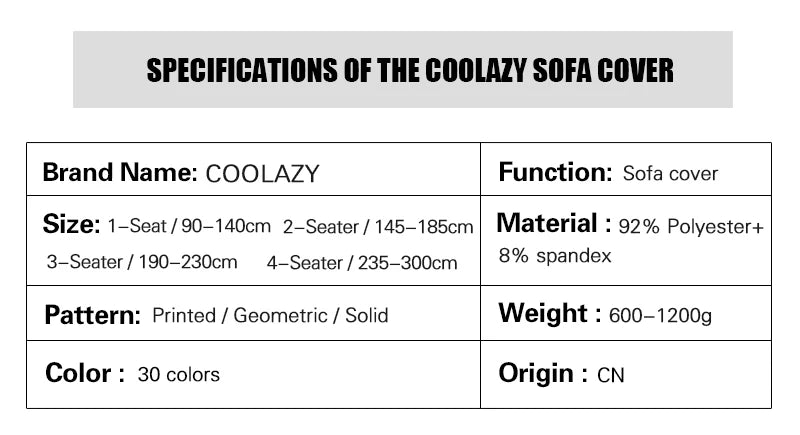Coolazy Stretch Plaid Sofa Slipcover Elastic Sofa Covers for Living Room funda sofa Chair Couch Cover Home Decor 1/2/3/4-seater