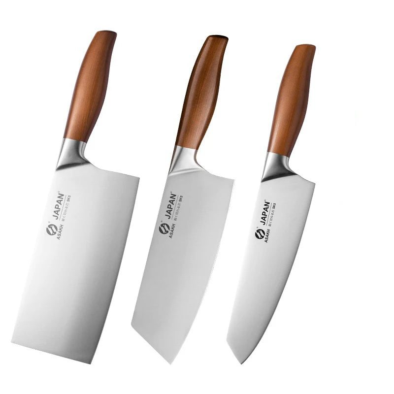 Kitchen Knives Set Stainless Steel Meat Chopping Cleaver Fish Vegetables Slicing Butcher Knife Japanese Chef Knife with Gift Box