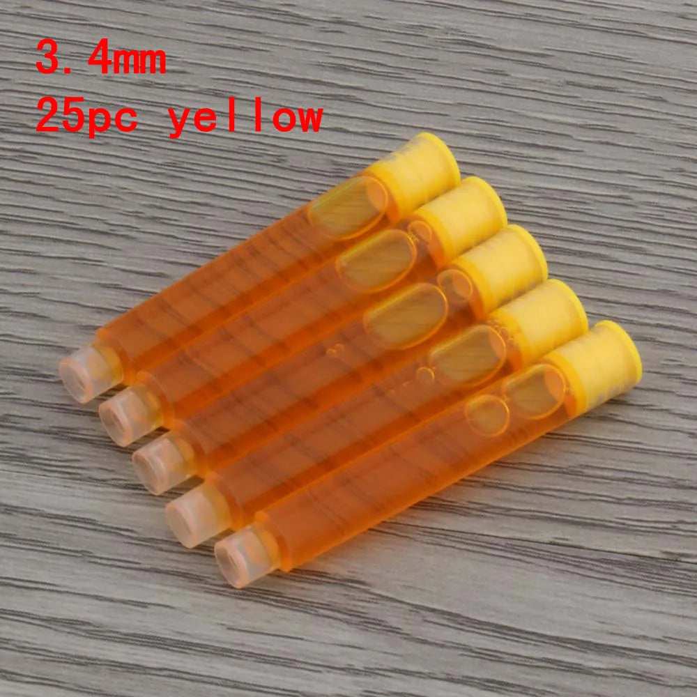 25pcs Universal Fountain Pen Ink Cartridges Pen ink Refill Color 2.6mm 3.4mm  Stationery Office School Supplies
