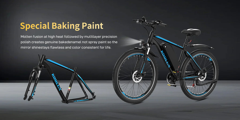 KOOLUX EU Warehouse X15 7-speed 250W for EU 15.6Ah Mountain Bike Display Screen With Powerful Lithium Battery Electric Bicycle