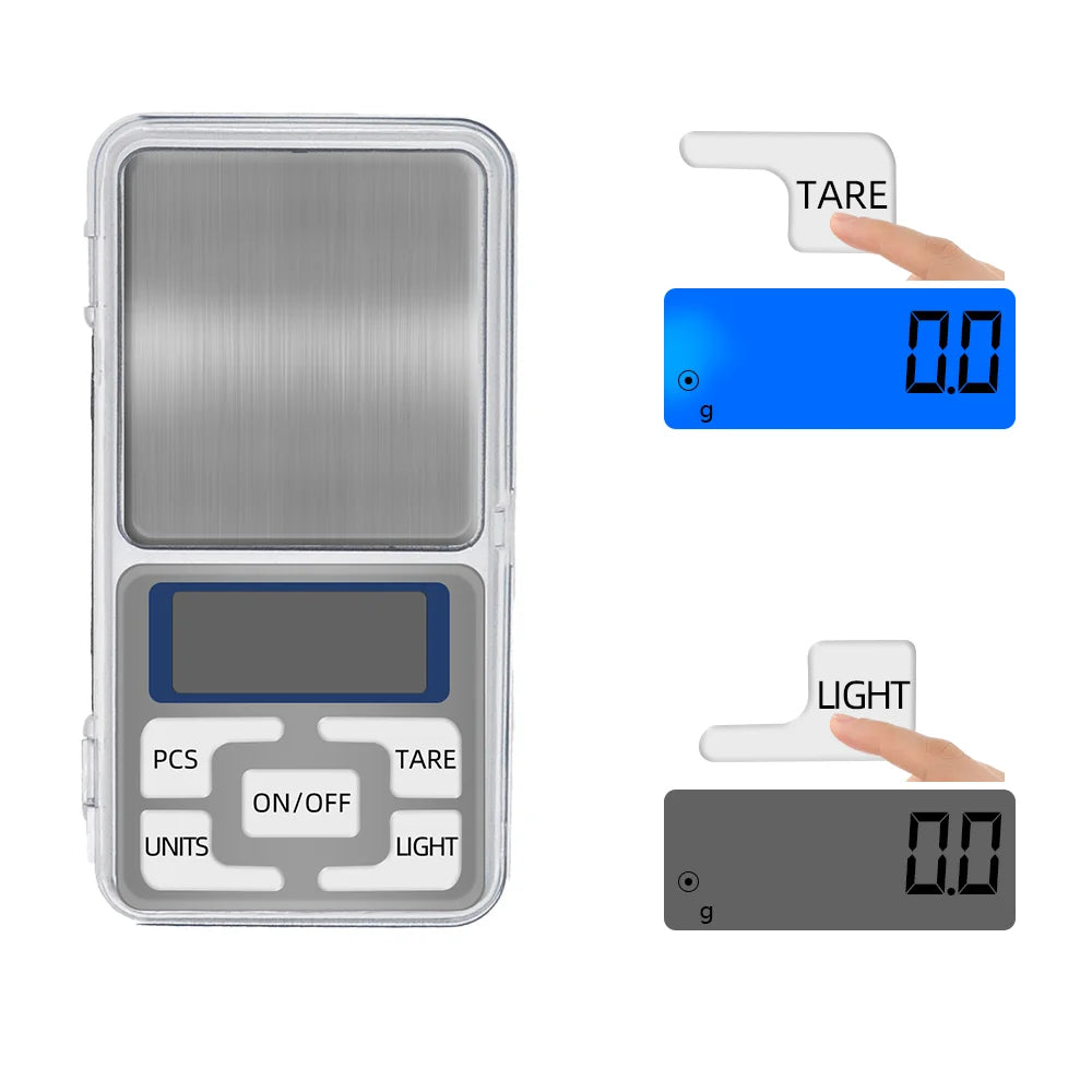 Multiple specifications Digital Scale Precision Scales Jewelry Weighing For Food Diet Postal Balance Measuring LCD Electronic