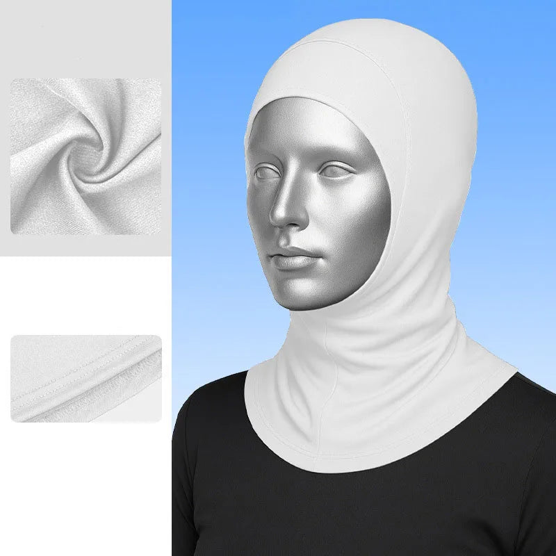 Manufacturer UPF50 + Muslim Traditional Breathable Women Headscarf Soft Milk Silk Super Elastic Quick Dry Modest Gym Wear Hijabs