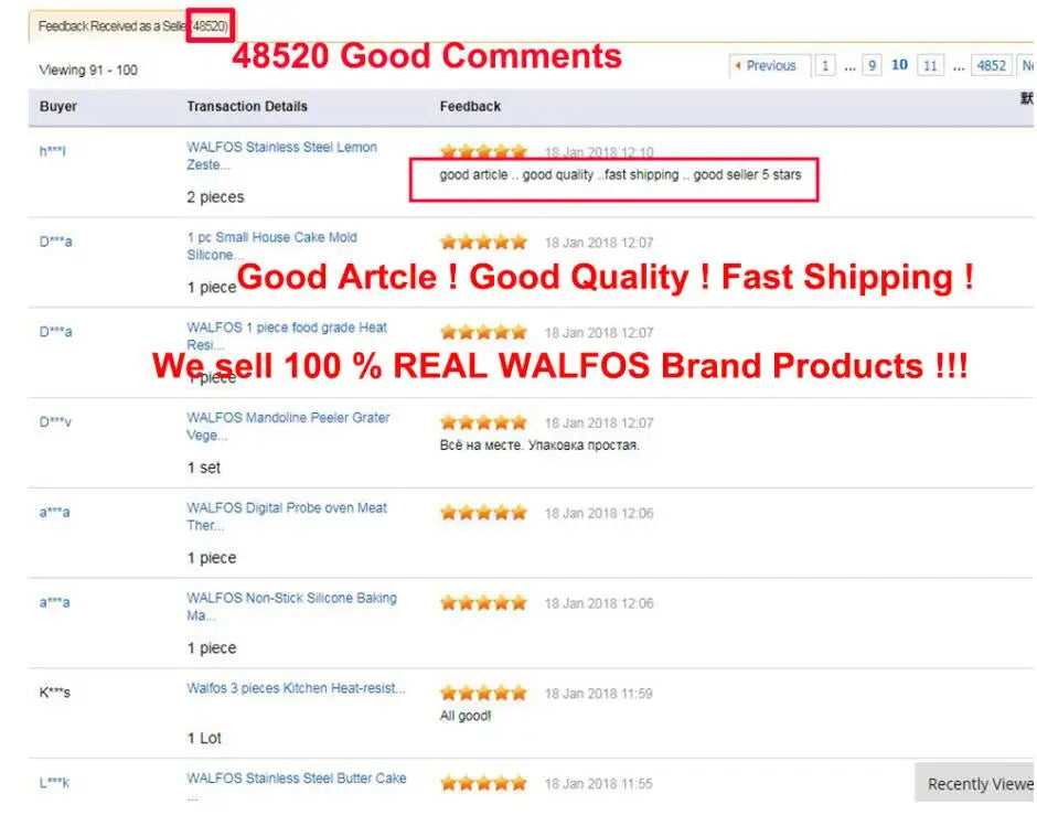 WALFOS Food Grade Non Stick Butter Cooking Silicone Spatula Set Heat Resistant Kitchen Silicone Scraper Spatulas & Mini Spatulas