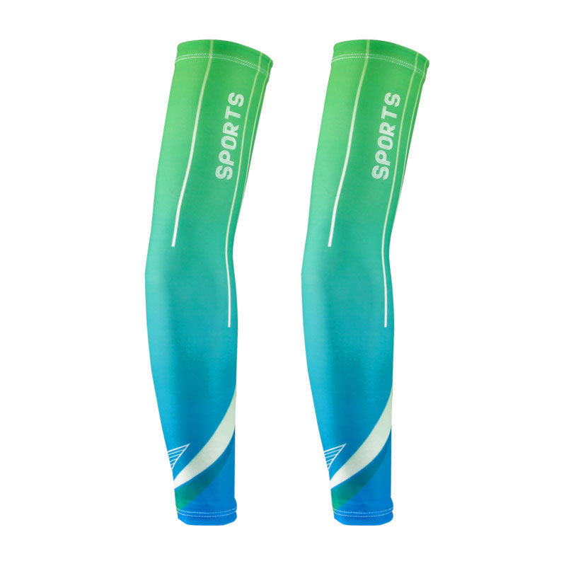 Ice Silk Thin Summer Sports Sun Protection Ice Sleeves Men's Sleeves Anti-Uv Outdoor Cycling and Driving Arm Sleeves