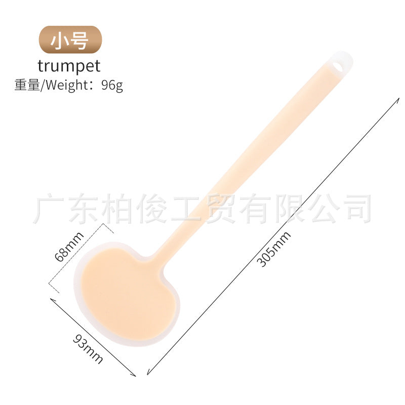 In-Stock Mushroom Spatula Silicone Spatula Food-Grade Spatula Non-Stick Pan Special Full-Cover Spatula Cross-Border Exclusive Manufacturer Direct Shipment