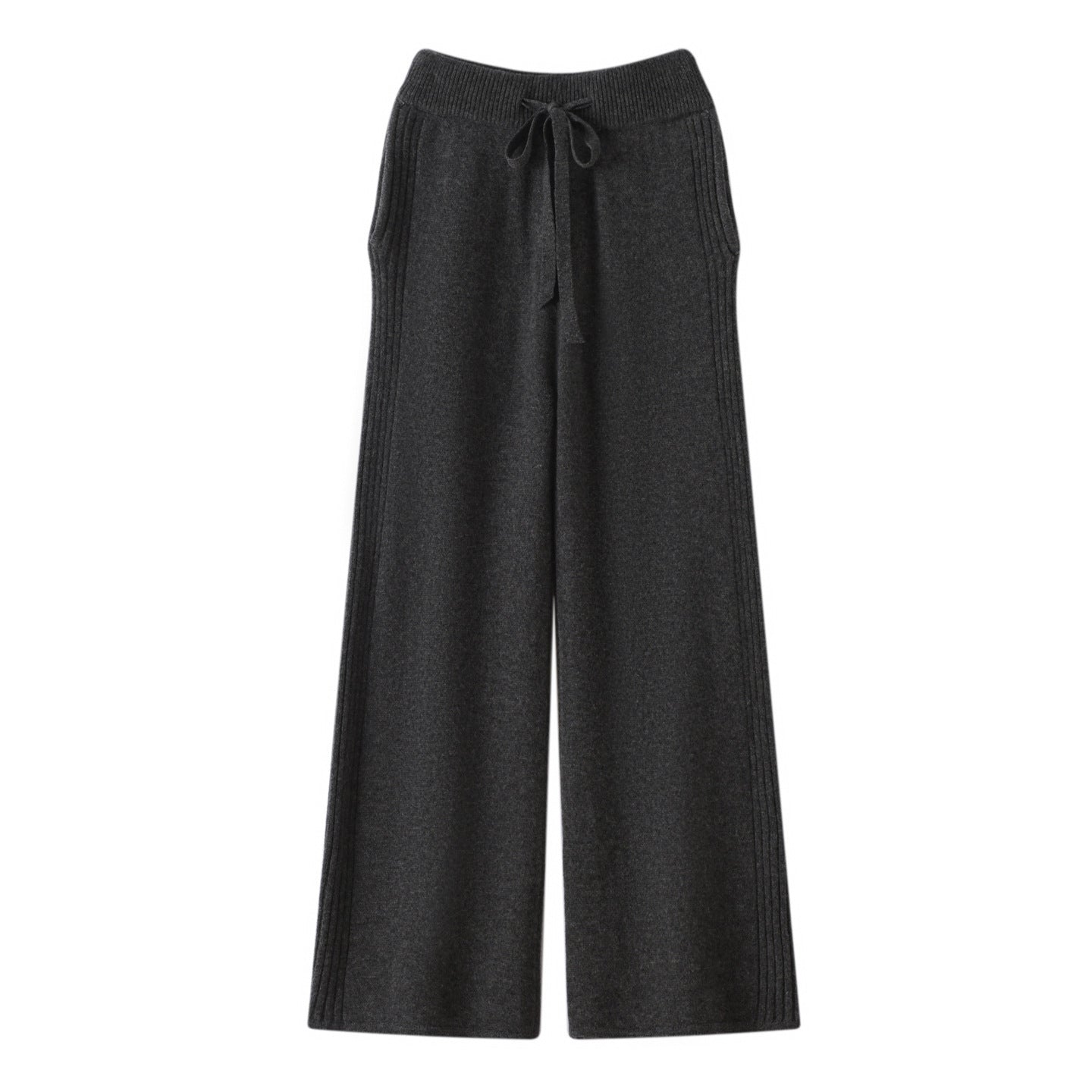 Narrow Casual Women's Sports Wide-Leg Pants High-Waist Slim Version New Long Fashion Straight Spring and Autumn Drape Pants 2025