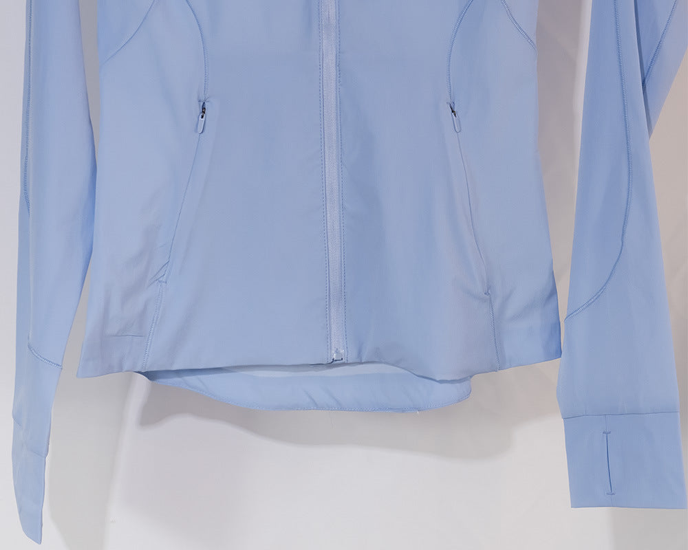 LU IUX Summer New Women's Sun Protection Suit UPF50 MIST OVER UV Protection Long Sleeve Hooded Zipper