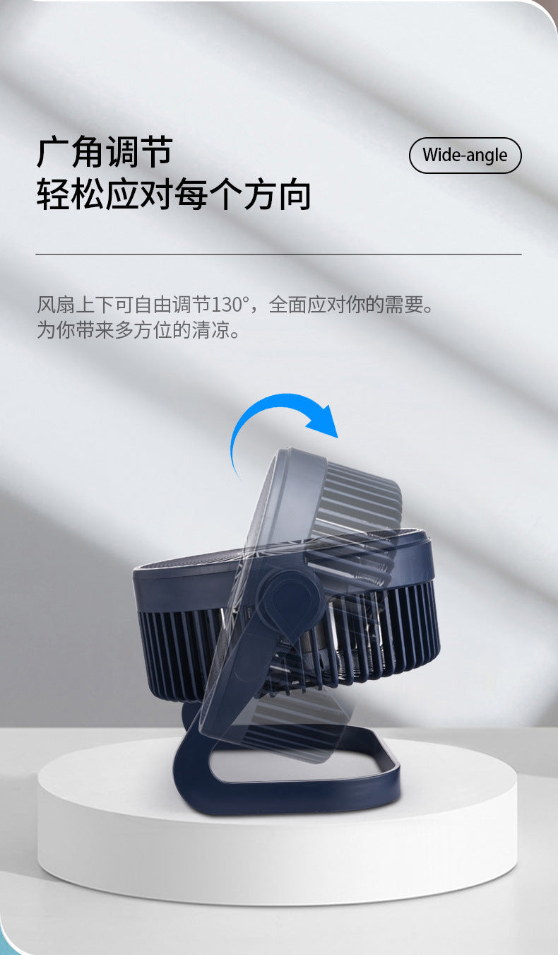Desktop Electric Fan High Wind Table Fan USB Plug-In Office Small Fan Circulation Fan Student Dormitory Bed