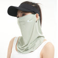 Summer New Breathable Ice Silk Sunscreen Mask Cycling Sunshade Anti-Uv Face Kini Neck Integrated Sunscreen Mask