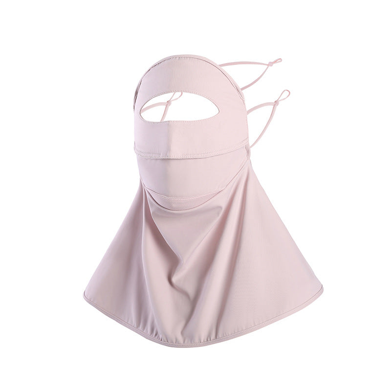 Sun Protection Mask for Women, Summer Full Face, Anti-uv, Driving and Cycling, Neck Protection, Face Mask, Ice Silk Mask, Sunshade Veil