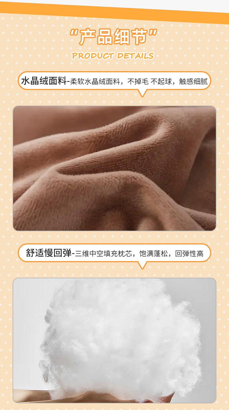 2025 New Cross-Border U-Shaped Pillow Portable Pp Cotton Office Nap Cervical Pillow Car High-Speed Rail Neck Pillow Wholesale