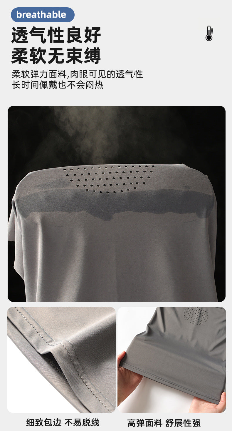 Summer Riding Sunscreen Mask Outdoor Sports Thin Breathable Ice Silk Scarf Ear Hanging Neck Cover Breathable Quick-drying Face Towel
