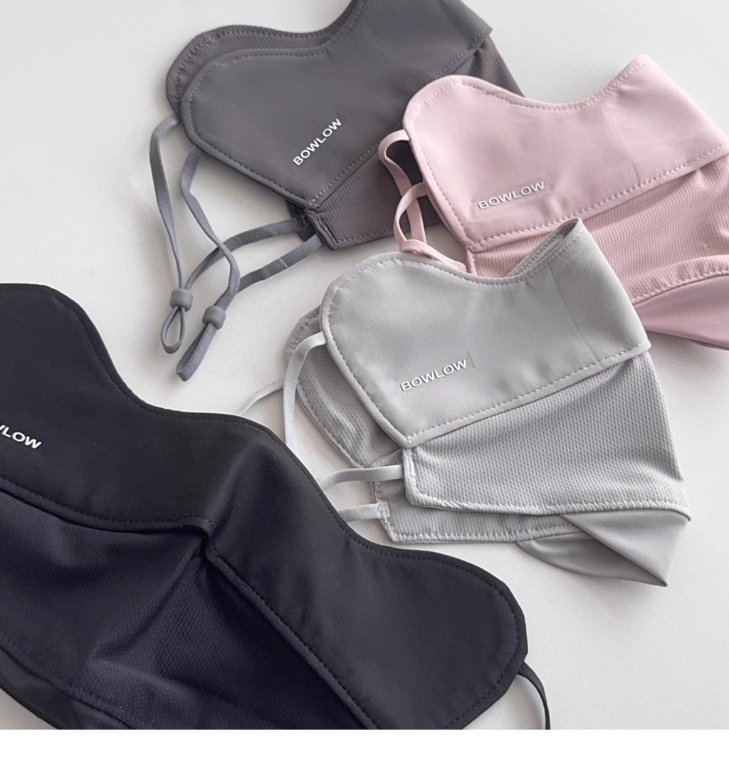 Summer outdoor sunscreen ice silk mask sunshade face small three-dimensional eye angle anti-ultraviolet ice silk mask