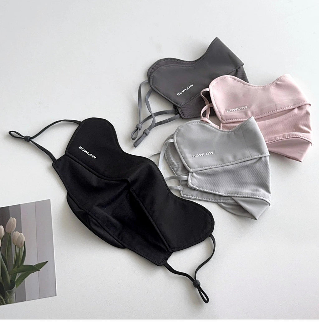Summer outdoor sunscreen ice silk mask sunshade face small three-dimensional eye angle anti-ultraviolet ice silk mask