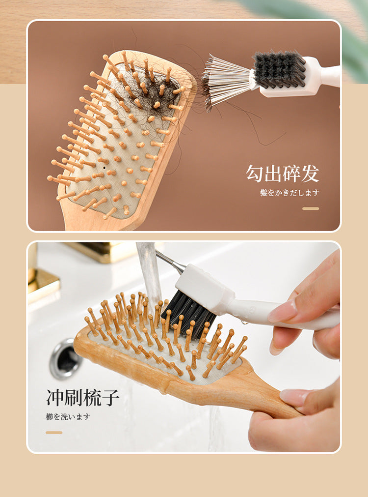 New Air Cushion Comb Cleaning Brush Hair Comb Cleaning Claw Hook Hair Roll Comb Cleaning Hair Tool Air Bag Hair Comb Cleaner