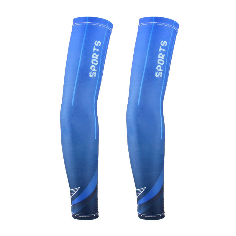 Ice Silk Thin Summer Sports Sun Protection Ice Sleeves Men's Sleeves Anti-Uv Outdoor Cycling and Driving Arm Sleeves