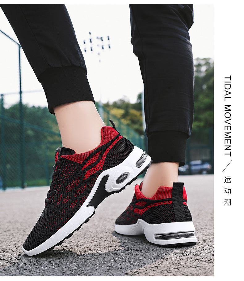 Men's Sneakers 2026 Export Shoes Men's Breathable Lace-Up Running Shoes Korean Style Lightweight Casual Men's Shoes Breathable and Lightweight