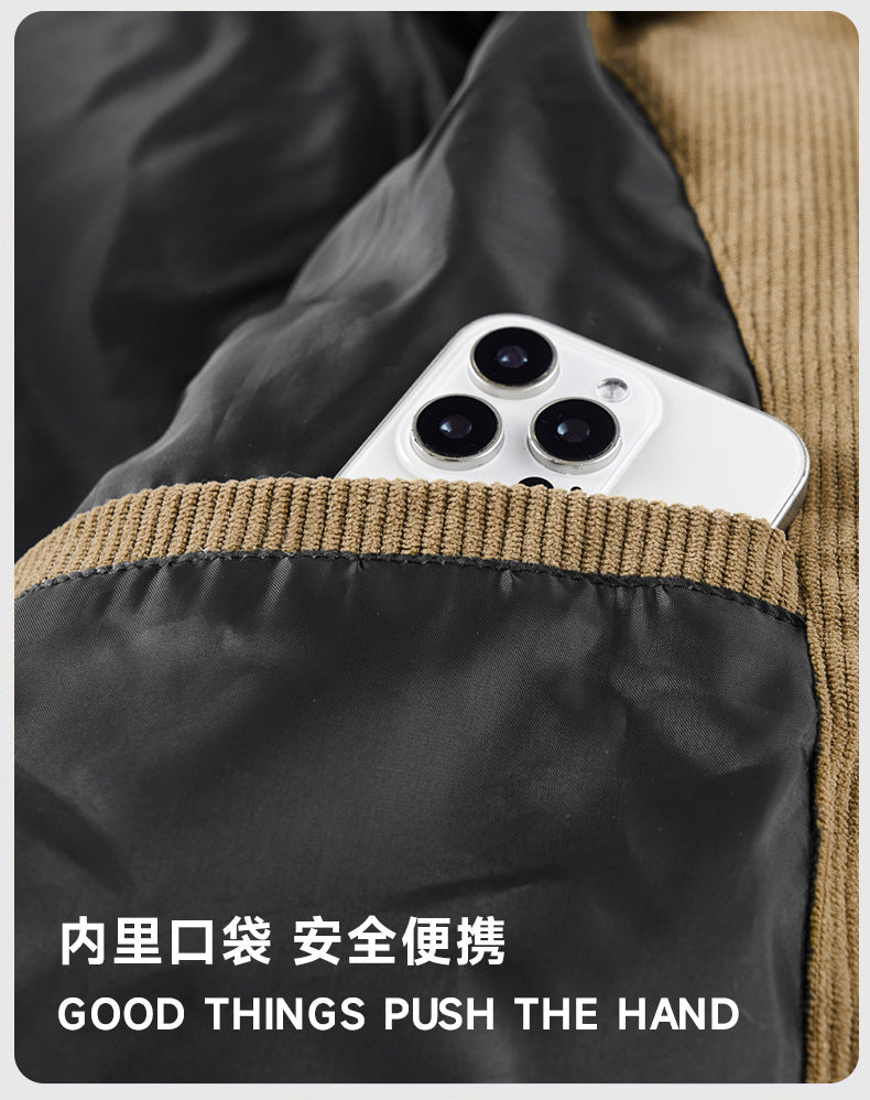 Popular European Size Cross-Border Hooded Cotton Jacket for Men and Women in Winter, Windproof and Velvet Thickened Cotton Jacket for Couples, Thickened High-Quality Cotton
