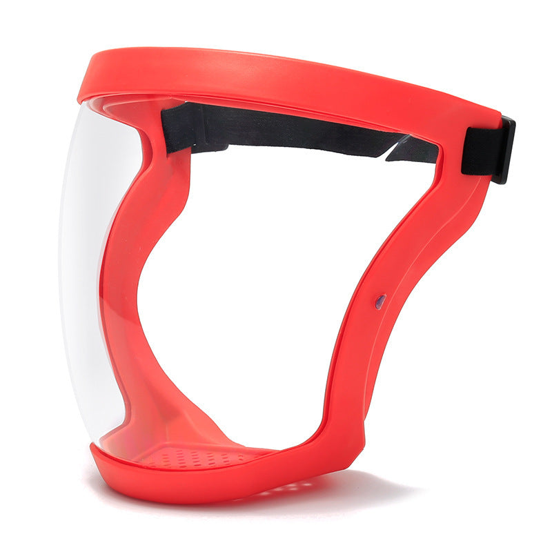 Cross-Border Children's Full-Face Protection New Style Girls' Plastic Spherical Face Shield Round Goggles to Protect Boys' Glasses
