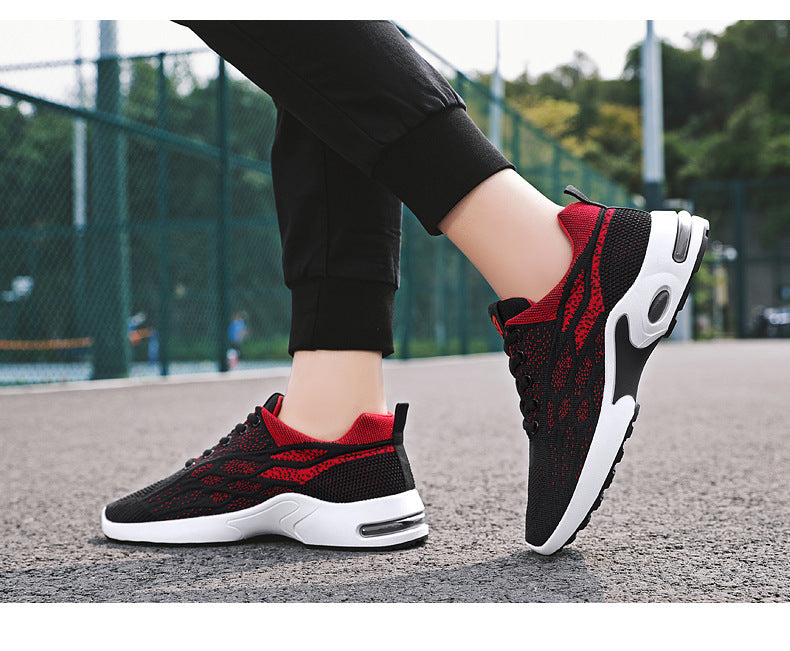 Men's Sneakers 2026 Export Shoes Men's Breathable Lace-Up Running Shoes Korean Style Lightweight Casual Men's Shoes Breathable and Lightweight