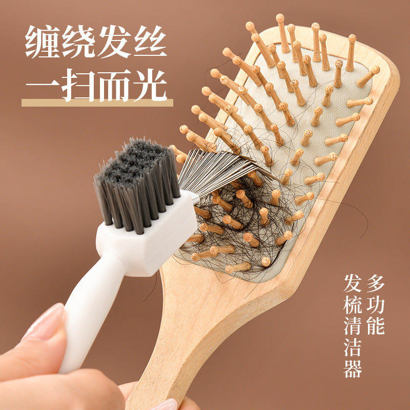 New Air Cushion Comb Cleaning Brush Hair Comb Cleaning Claw Hook Hair Roll Comb Cleaning Hair Tool Air Bag Hair Comb Cleaner