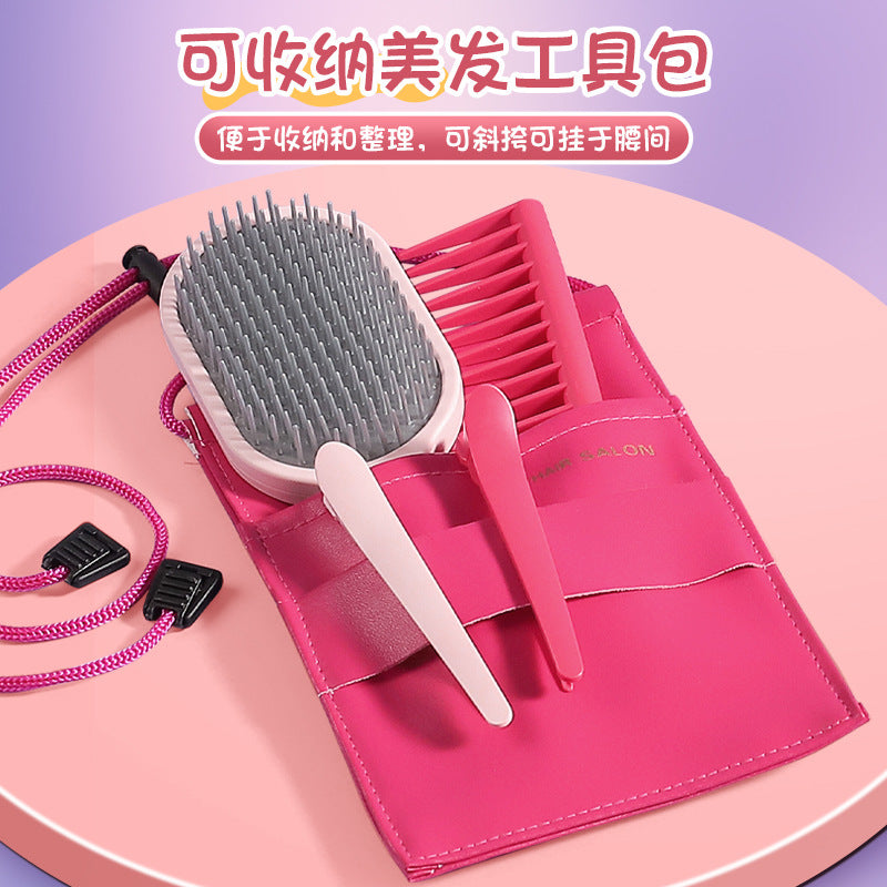 Children's Barber Toy Set Play House Girls Birthday Gift Hair Salon Dressing Toy