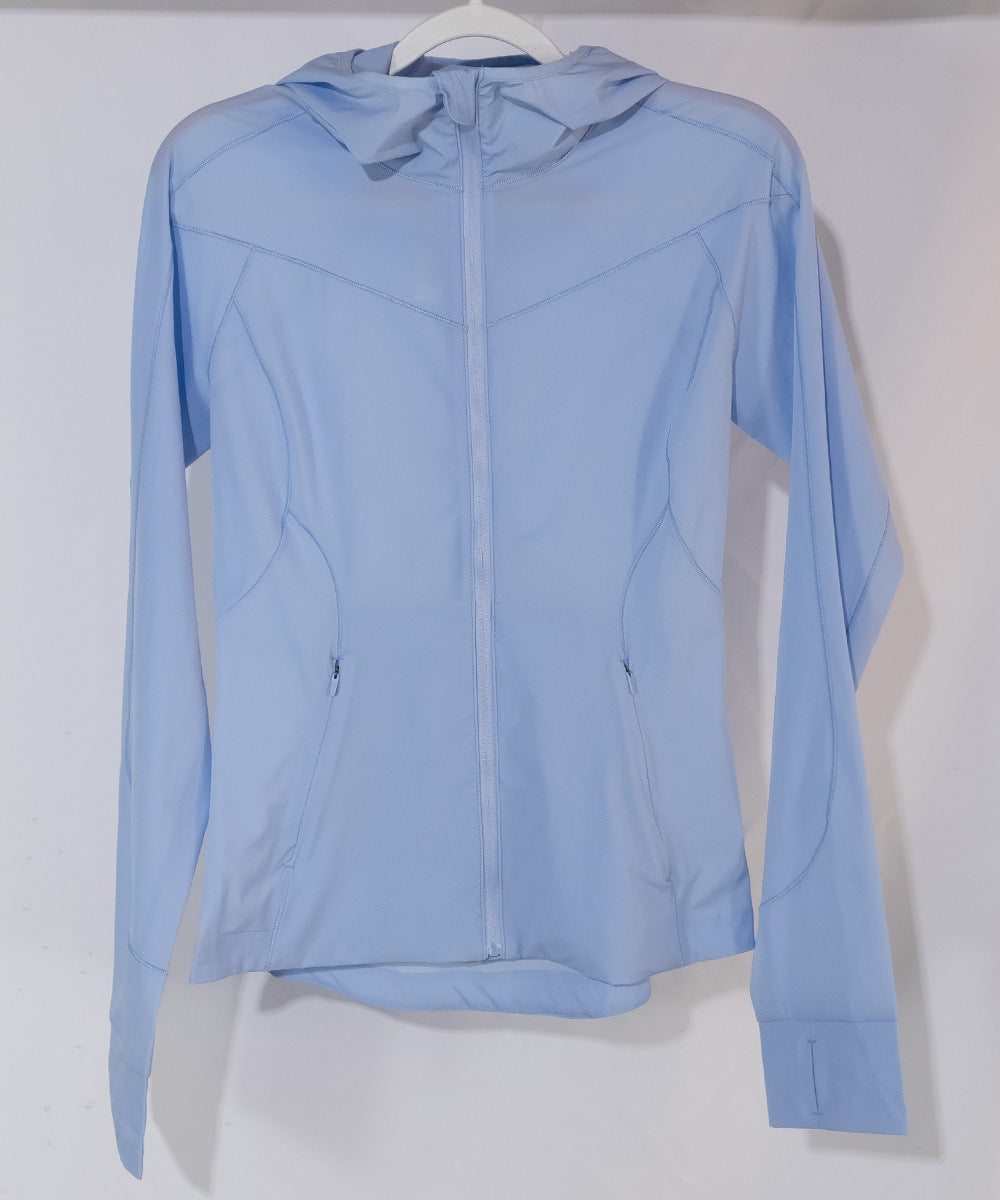 LU IUX Summer New Women's Sun Protection Suit UPF50 MIST OVER UV Protection Long Sleeve Hooded Zipper