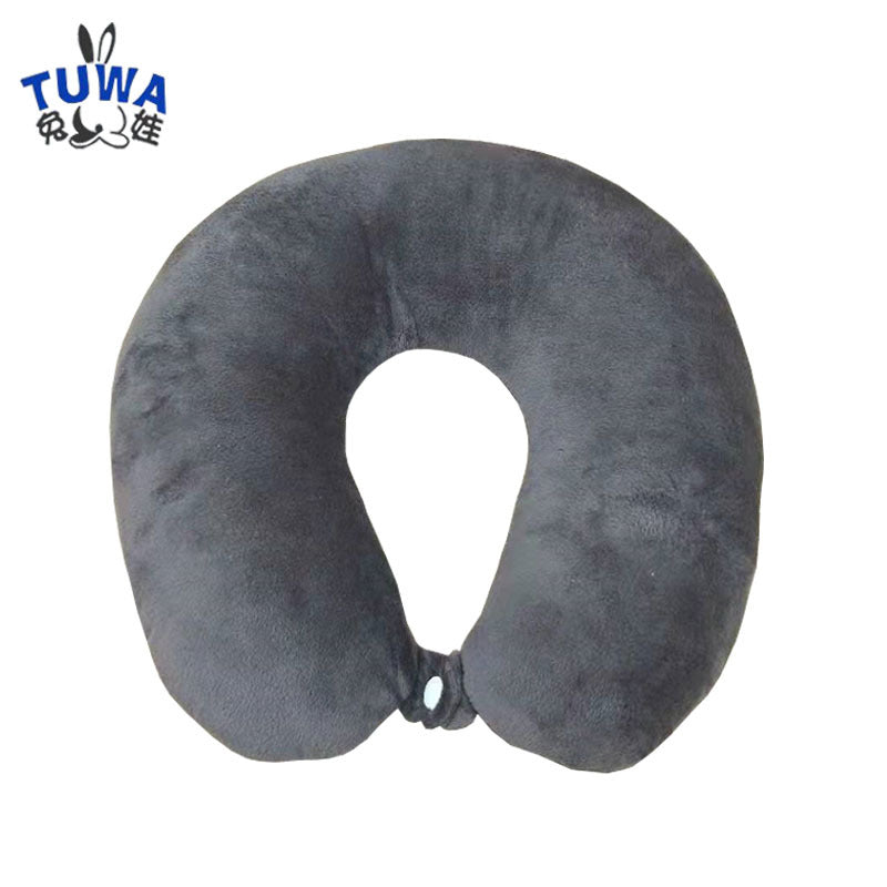 2025 New Cross-Border U-Shaped Pillow Portable Pp Cotton Office Nap Cervical Pillow Car High-Speed Rail Neck Pillow Wholesale