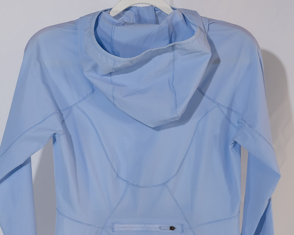 LU IUX Summer New Women's Sun Protection Suit UPF50 MIST OVER UV Protection Long Sleeve Hooded Zipper