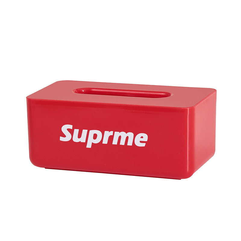 Q 3011 plastic lid paper box living room creative paper box household simple napkin storage box tissue
