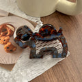 Cute Cartoon Puppy Grab Clip Suitable for Hair Less Hair Clip Women's 2024 New High-end Fashion Stylish Shark Clip