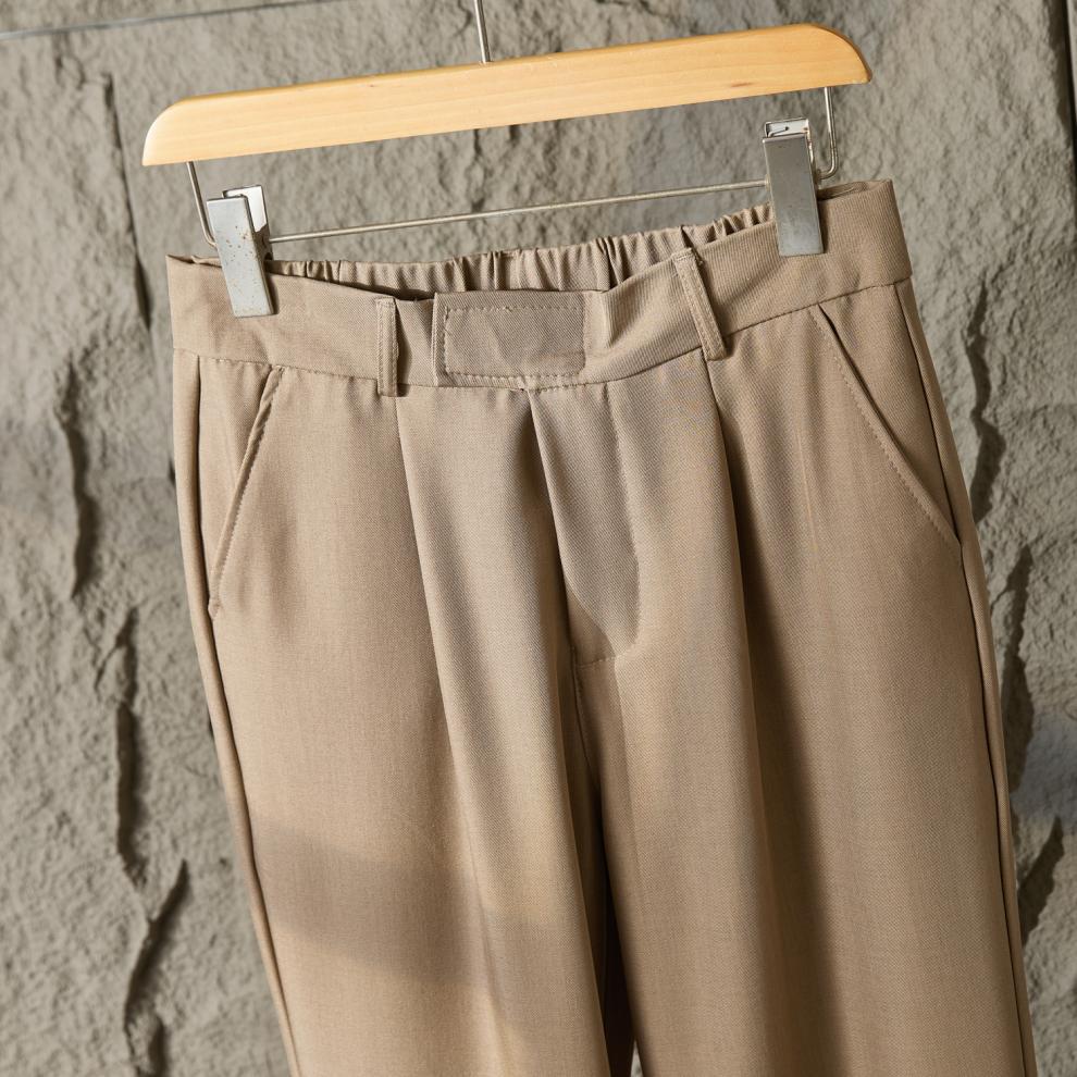 2025 New Loose Straight Casual Pants for Men Korean Style Trendy Versatile Thin Drape Wide-Leg Floor-Length Trousers