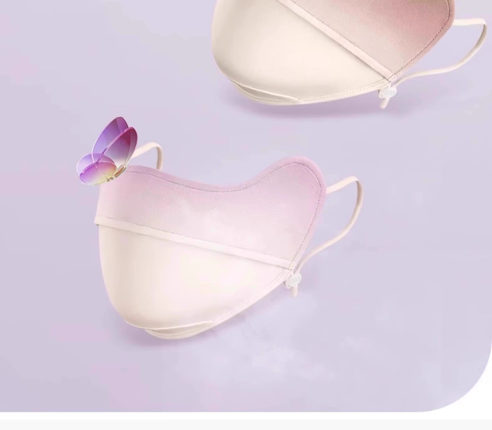 Seamless Sunscreen Hyaluronic Acid Summer Thin Eye Protection Mask 3D Stereo Anti-Uv Heat Insulation Breathable Face Small