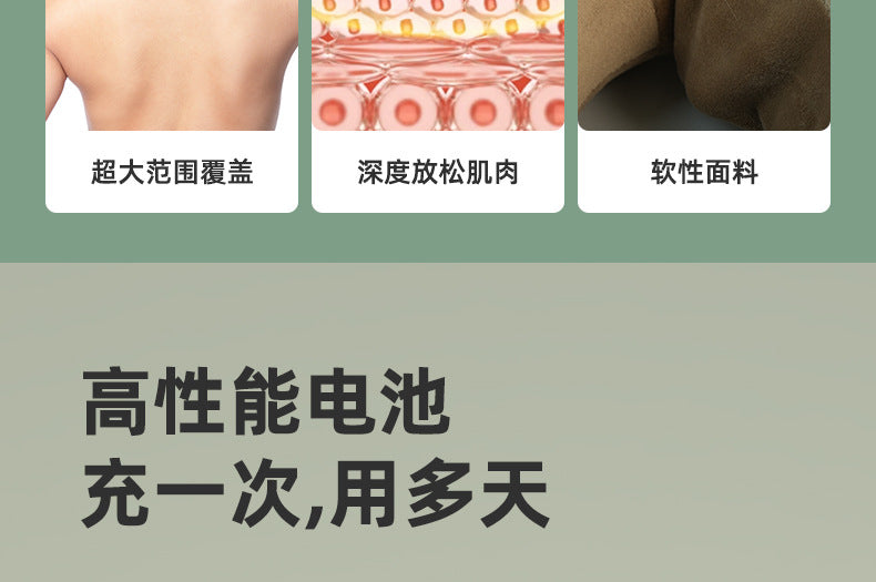 Multifunctional U-Shaped Pillow Memory Foam Portable Car Travel Electric Neck Cervical Spine Massager U-Shaped Massage Pillow