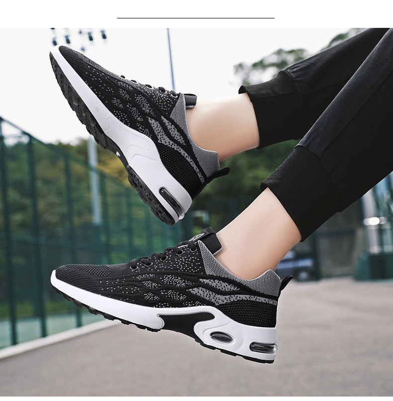 Men's Sneakers 2026 Export Shoes Men's Breathable Lace-Up Running Shoes Korean Style Lightweight Casual Men's Shoes Breathable and Lightweight