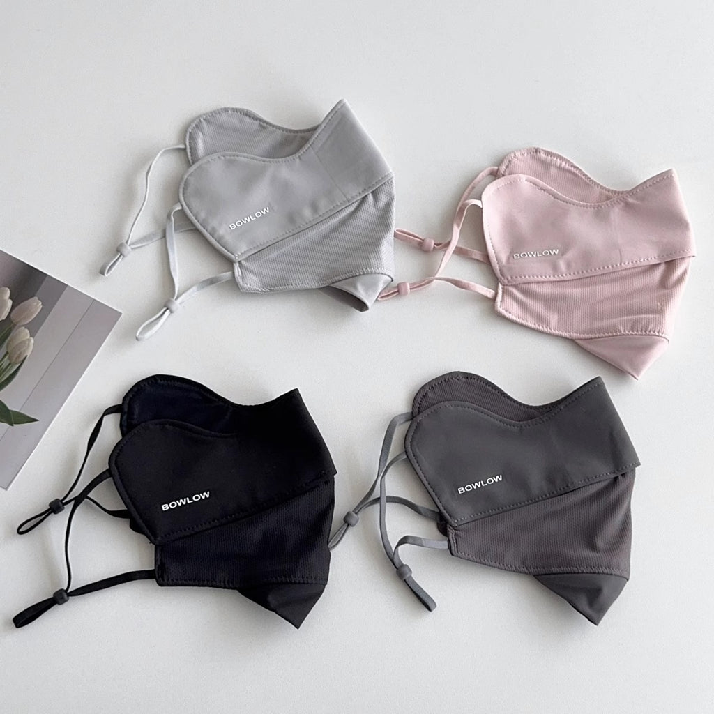 Summer outdoor sunscreen ice silk mask sunshade face small three-dimensional eye angle anti-ultraviolet ice silk mask