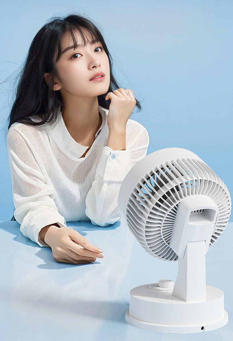 Desktop Electric Fan Large Wind Turbine Small Fan Office Household Desk Fan Silent Electric Fan Air Circulation Fan