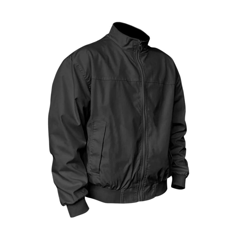 American Coach Jacket Men's Spring and Autum High Street Vibe Trendy Brand Stand Collar Outdoor Workwear Sports Pilot Jacket